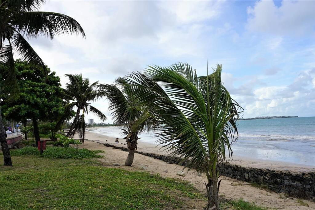 Joao Pessoa, A Dois Passos Do Paraiso, 2 Suites Com A/C, Vista Panoramica Para O Mar Do Bessa, Portaria 24H E 2 Vagas De Garagem Exterior foto